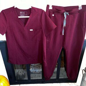 "Burgundy" Figs Scrubs